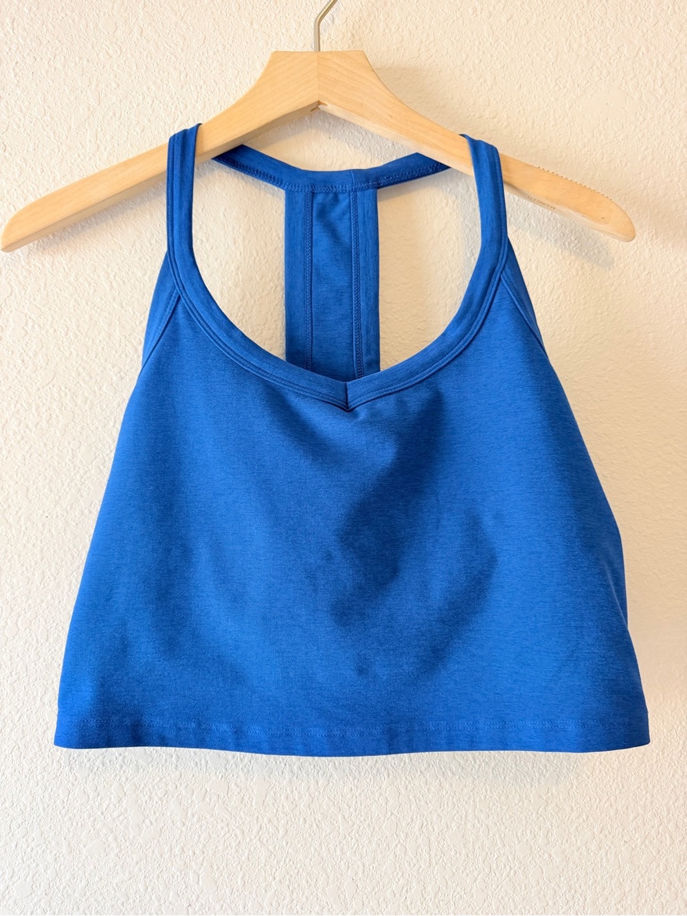 Beyond Yoga Spacedye Crop Tank Marine Blue Heather